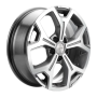 Легковой диск Khomen Wheels KHW1710 7x17 5x114,3 ET37 66,5 Gray-FP