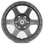 Легковой диск Skill Wheels SL511 9x17 6x139,7 ET25 106,1 графит матовый + декоративные чёрные болты