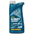 Mannol 4-Takt Premium 7209 20W-40 API SN; JASO MA2 синтетическое 1 л MN7209-1